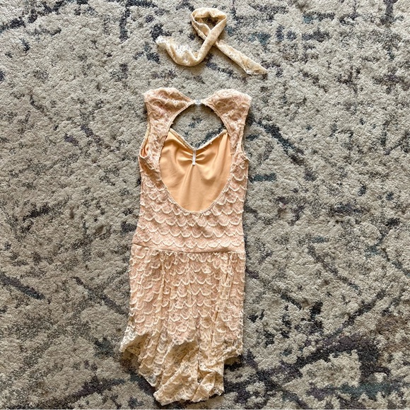 A Wish Come True Beige Dress Dance Costume - Picture 4 of 4